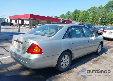 2002 Toyota Avalon Xl/Xls z USA, uszkodzony, nr VIN 4T1BF28B12U238715